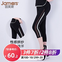 Gamesus Yoga Suit Running Fitness Pants Woman High Play Tight Fit Seven-Pants Spring Summer Sports Slim Fit Pants