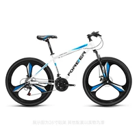 Стальная рама / три -ночевое колесо (новый белый синий)