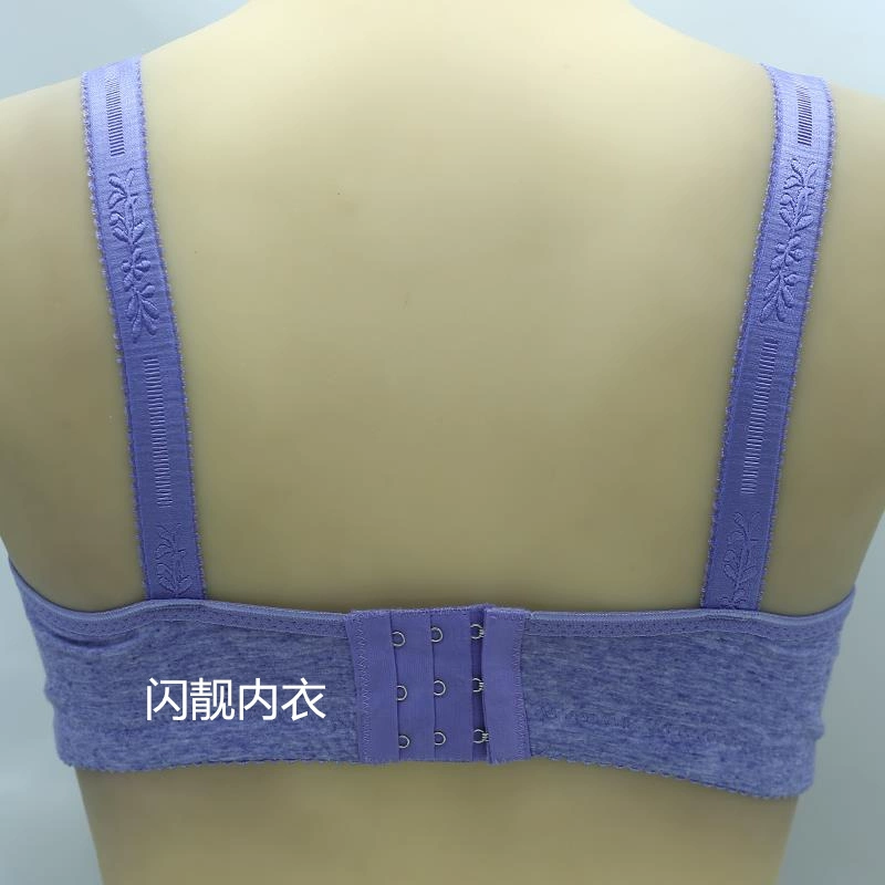 Cotton size lớn đồ lót mẹ trung niên cup bra bra trung niên phụ nữ siêu mỏng bra không có vòng thép ông già