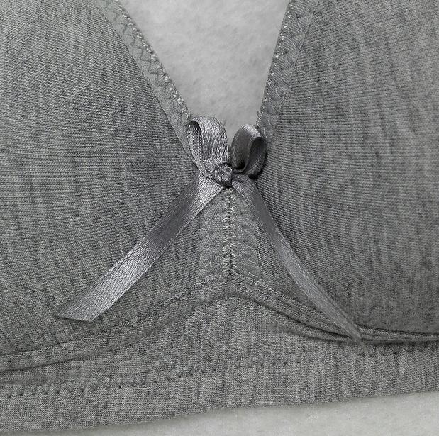 Full cup kích thước lớn tre than bra cotton không có vòng thép trung niên phụ nữ đồ lót có sẵn phụ nữ mang thai áo lót không gọng