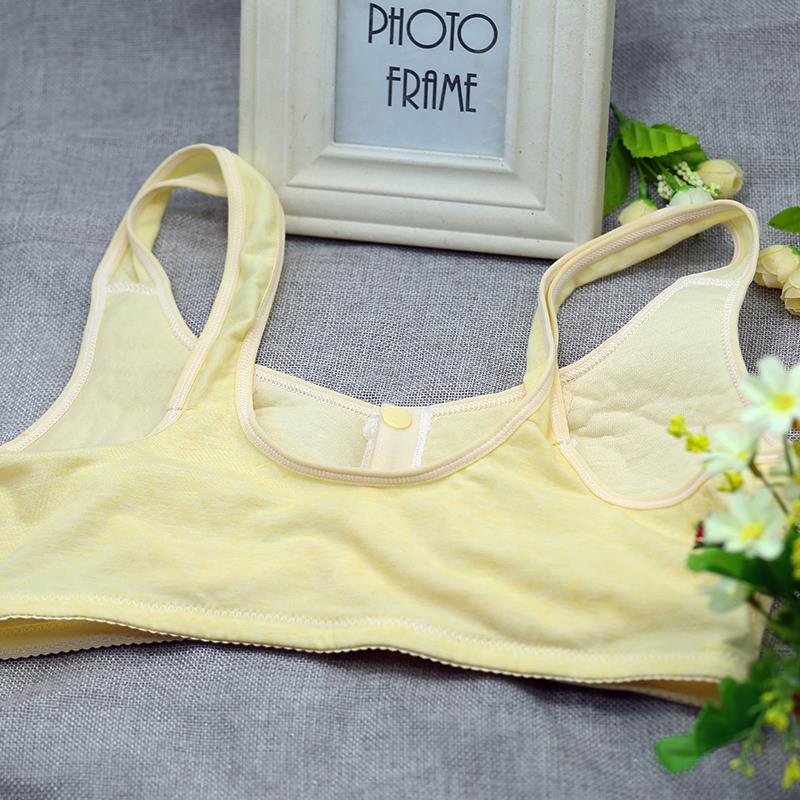 Trung niên và cũ khóa áo ngực thể thao không có vòng thép XL áo ngực mỏng kiểu đồ lót cotton cũ áo ngực 3 dây