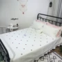 ins gió thêu giường bông bìa ba mảnh giường rửa bông bedspread là linh hoạt và mát vào mùa hè đơn - Trải giường drap trải giường