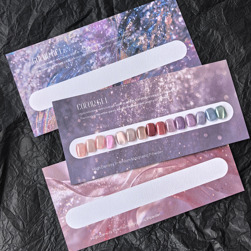 Small Size Tiiitiho Japanese and Korean Nail Polish Gel Thick Texture Paper Color Card Swatch Photo Card