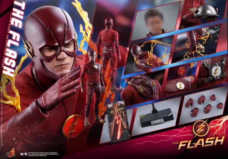 HotToys HT 1 6 Flash DC Grant Gustin American Drama Edition Classic