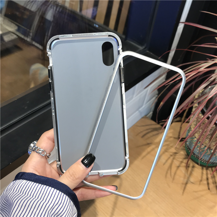 jhc翻盖手机壳苹果x抖音同款免透明盖式新款双