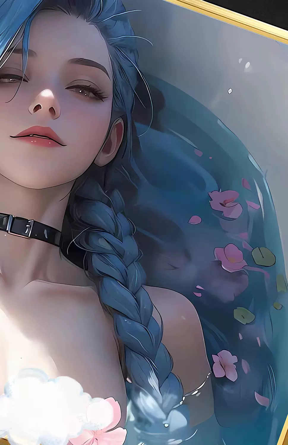 [Yihong] Qianbird League of Legends Kim Kos Jinx bathtub run away loli trend decorative painting spot
