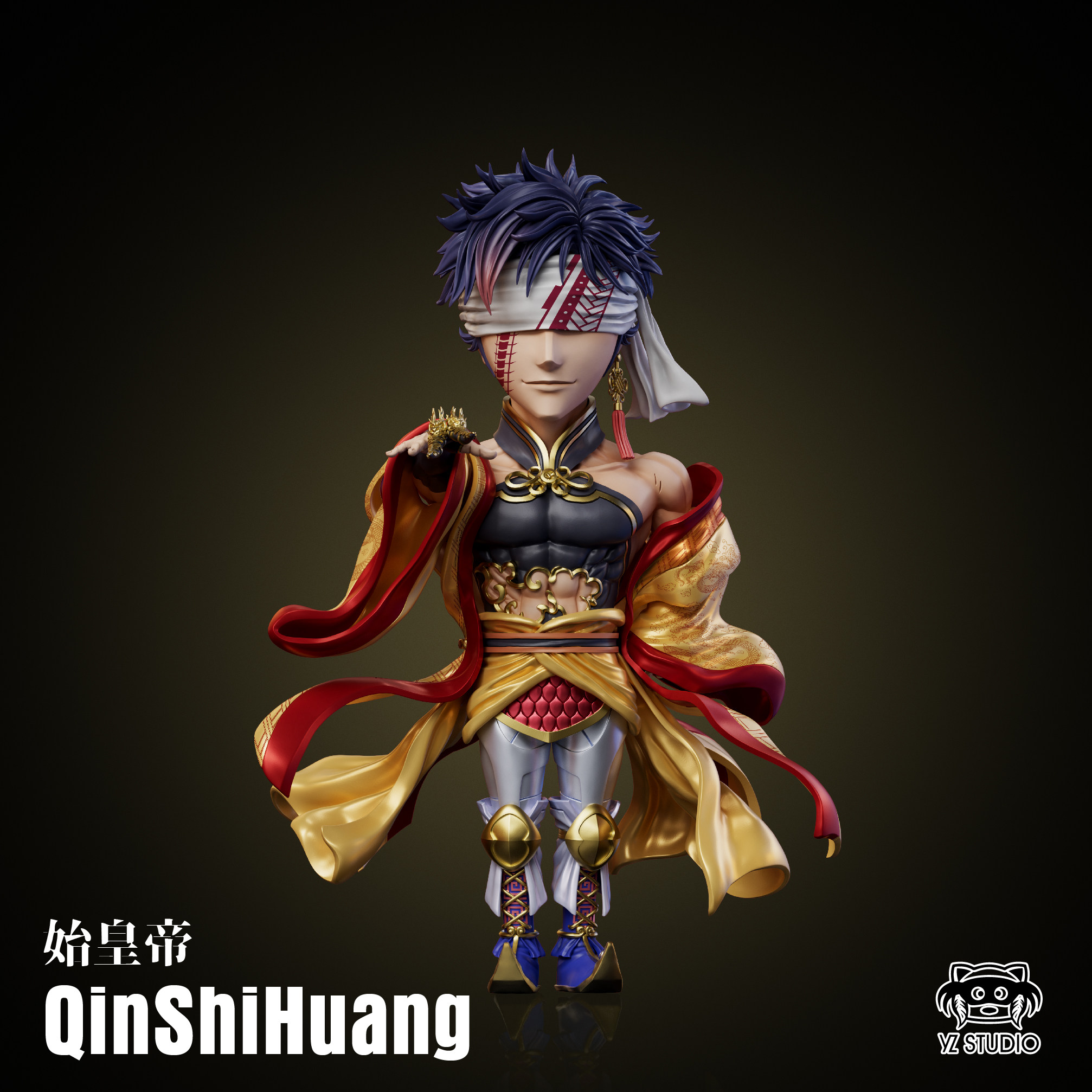 YZ Studio Record of Ragnarok QingShiHuang Model Resin WCF Scale In