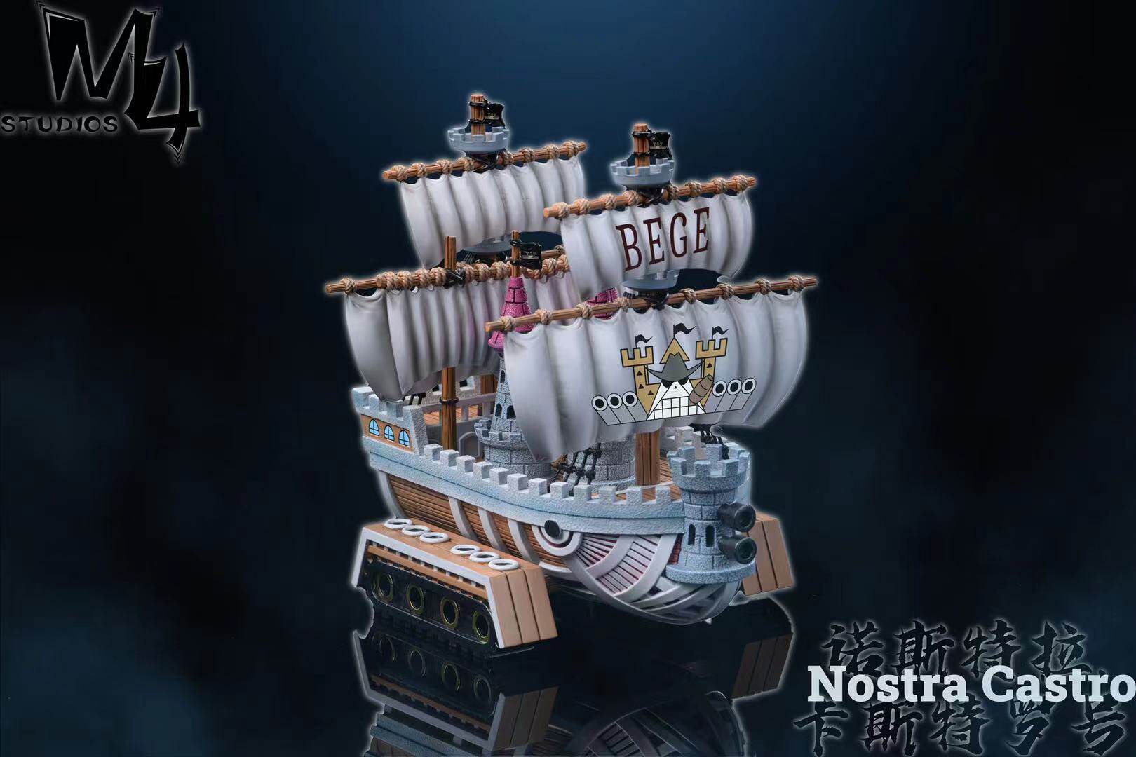 M4 Becky's Pirate Ship One Piece Statue L15.5cm Figure Anime Model