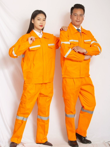 Хлопковый синий белый красный комплект для работы, защита от ожогов