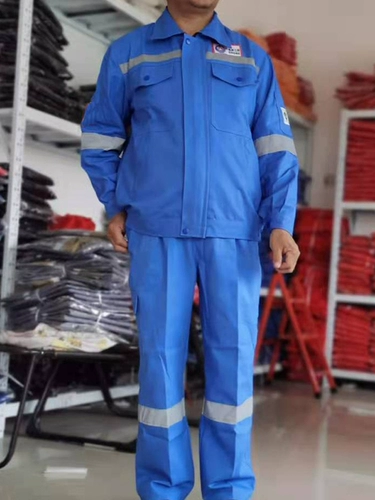 Мужской хлопковый красный демисезонный белый комплект для работы, защита от ожогов