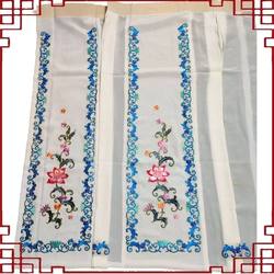 ສິ້ນ Opera Costume Embroidered Peking Opera Costume ຂອງແມ່ຍິງ Skirt Pleated Skirt Huangmei Opera Hua Dan Miss Tsing Yi ກະໂປງສີຂາວ