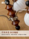 Modern Bamboo Pendant Light for Living Room, French Vintage Song Dynasty Aesthetic, New Eye-Caring American Style Lighting for Study Room