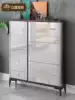 Simple modern light luxury ultra-thin shoe cabinet Household door dump shoe rack Small apartment with shoe stool entrance foyer cabinet