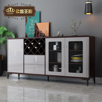 Light Extravagant Dining Side Cabinet Minima Modern Tea Water Cabinet Living-room Multifunction Storage Wine Cabinet Dining Room Kitchen Microwave Ovens Cupboard