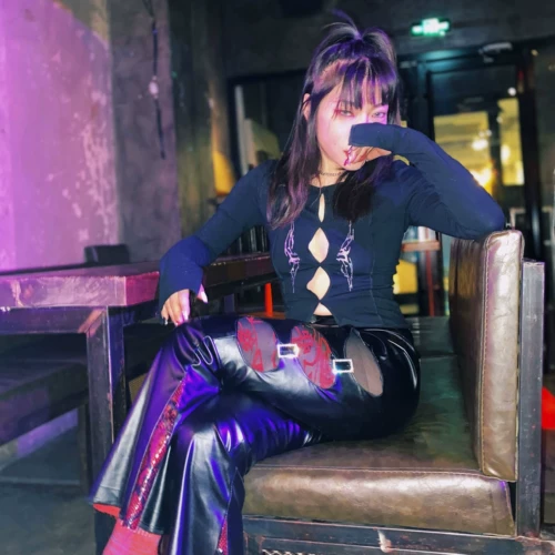 Весенний сексуальный приталенный лонгслив, футболка, генерирование электричества, по фигуре