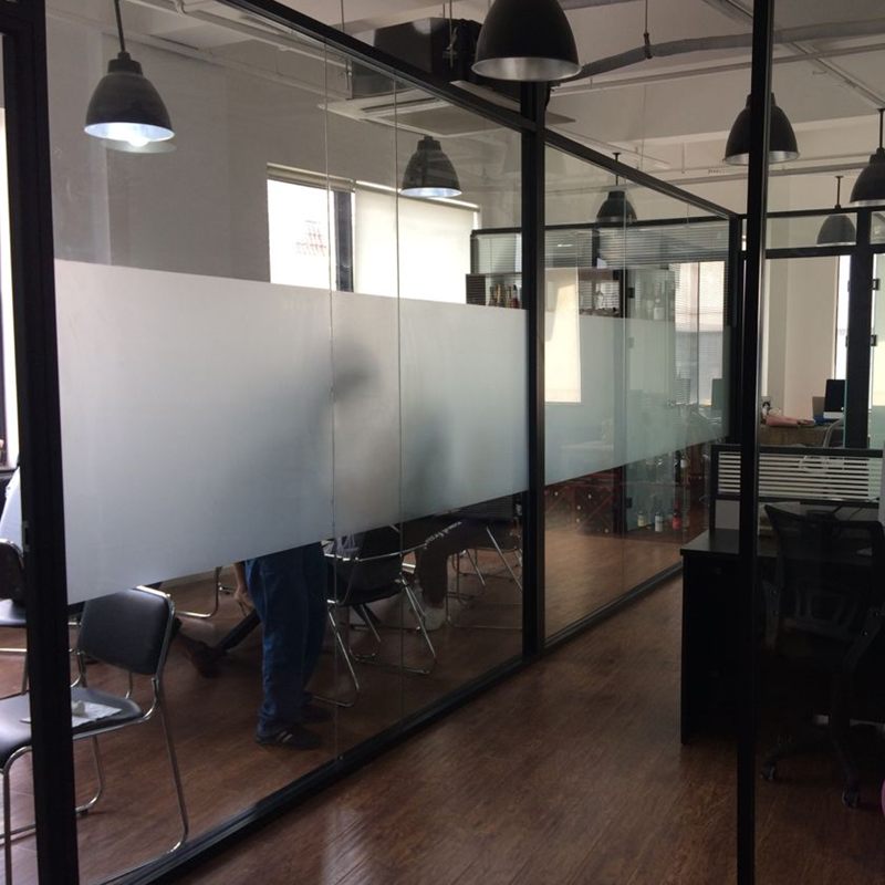 Office furniture office partition double glass louver partition glass partition wall office partition screen high partition