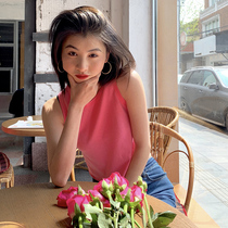 autumn Jun autum AA sleeveless vest womens summer New wear short T-shirt multi-color versatile