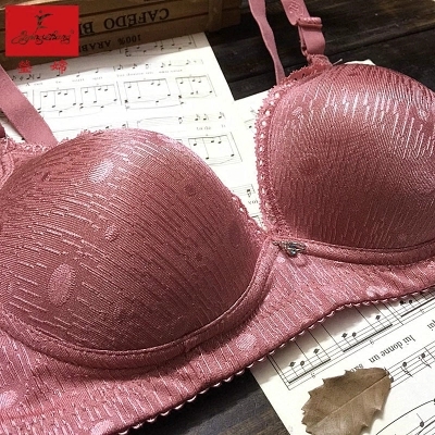 Ying-Yin 479 mỏng dưới dày 480 mỏng ren ren áo ngực B cup vòng thép-miễn phí điều chỉnh áo ngực ba hàng khóa.