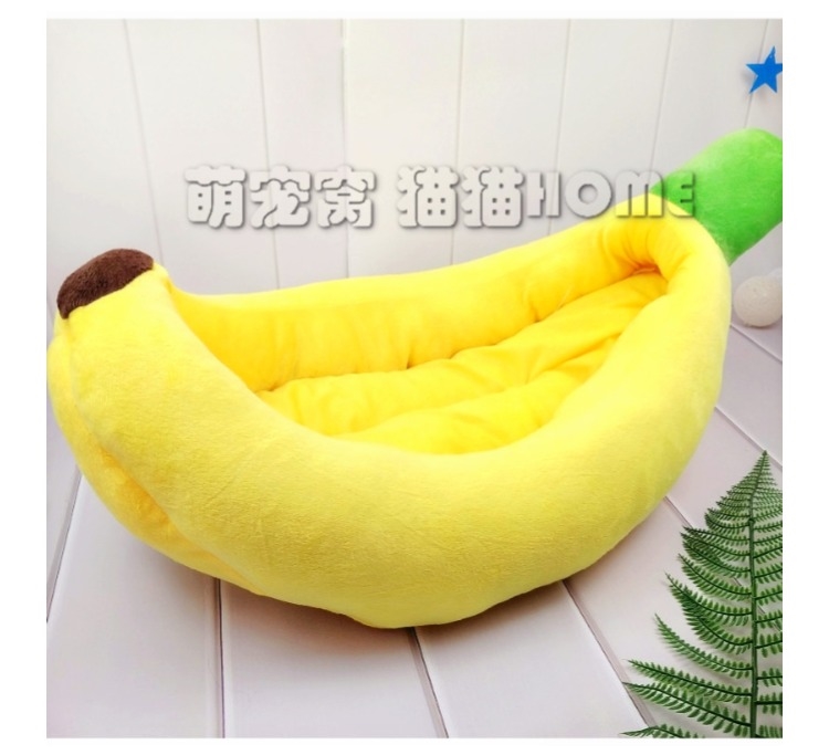Banana pet tổ mèo giường Teddy gấu chó nhỏ nhà chó schnauzer chó kennel hàng ngày cần thiết có thể tháo rời và có thể giặt - Cat / Dog hàng ngày Neccessities bát ăn cho chó mèo	