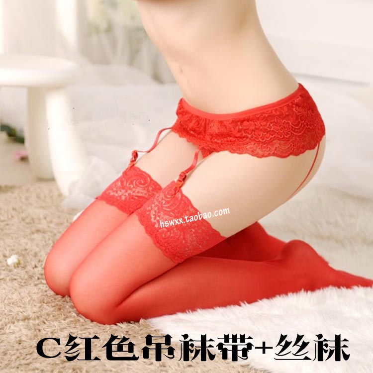 Nhật bản đầy đủ 55 nhân dân tệ vận chuyển ren trắng trên đầu gối garter vớ dây đeo bộ đùi ống dài lưới vớ phụ nữ