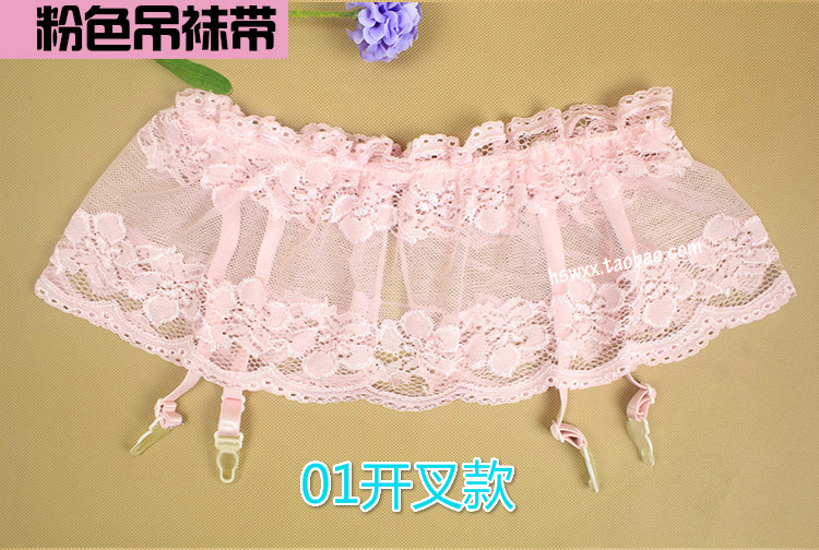 Nhật bản sexy ren trên đầu gối garter phù hợp với garter net vớ vớ đùi dài ống net socks nữ