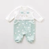 Davebella david Bella mùa xuân và mùa thu mới jumpsuit sơ sinh cho bé romper romper DBH9194 bộ khủng long bé trai Áo liền quần