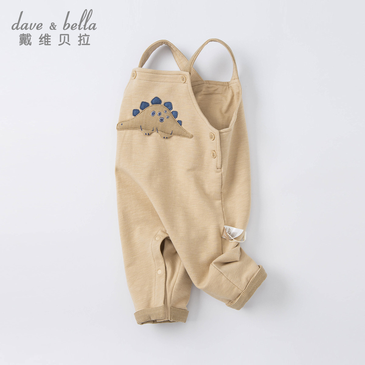 David Bella children's clothing 2022 autumn new boys overalls children's baby cartoon pants baby casual pants