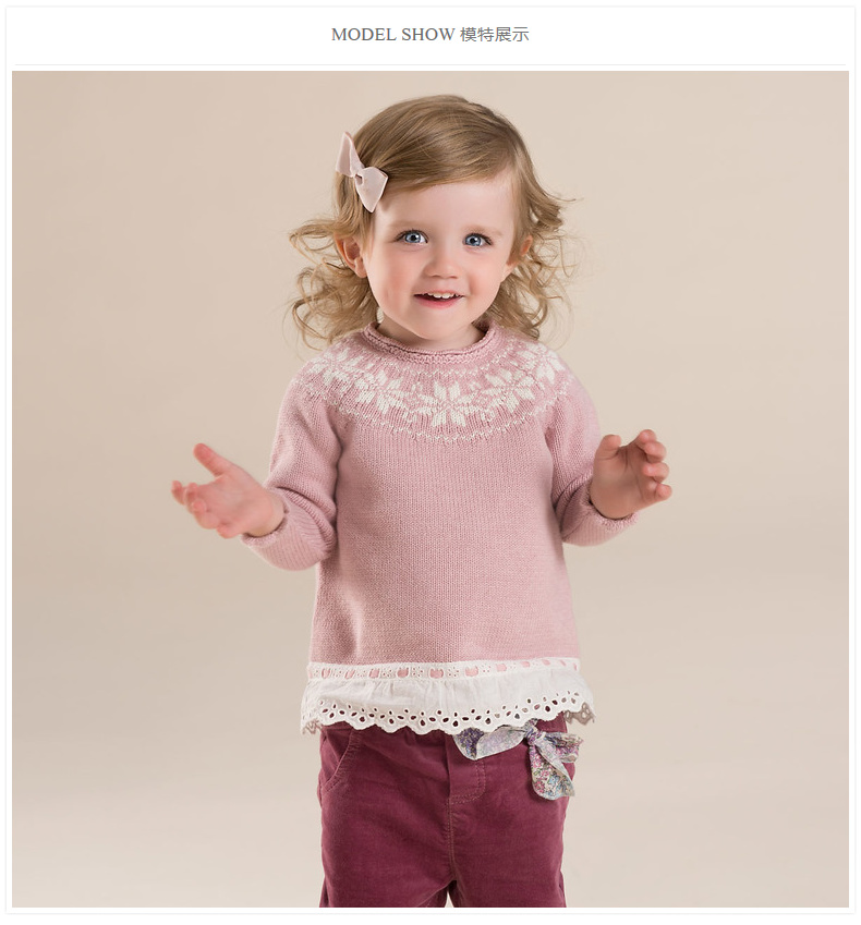 Pull fille DAVEBELLA à manche longue - Ref 2104645 Image 10