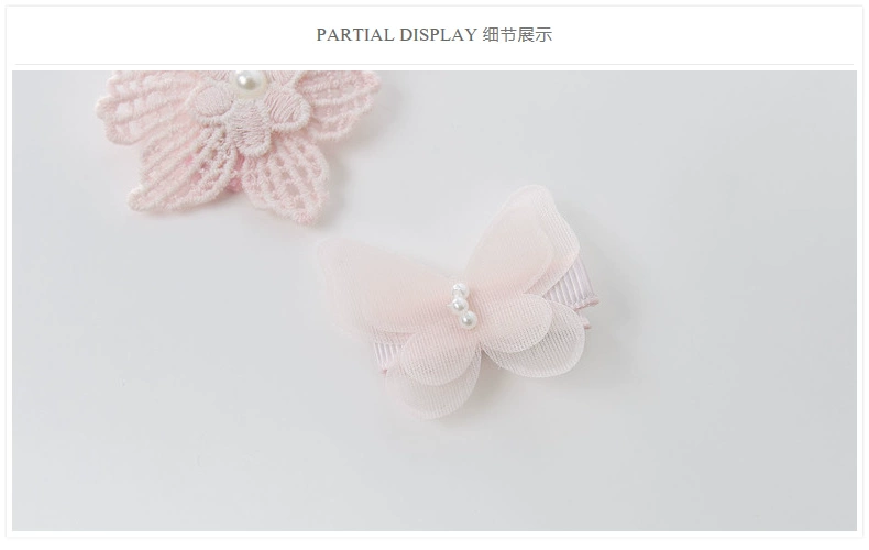 [Two Pack] davebella david Bella girl phụ kiện tóc dễ thương kẹp tóc cho bé kẹp tóc DB4704 dây chun buộc tóc