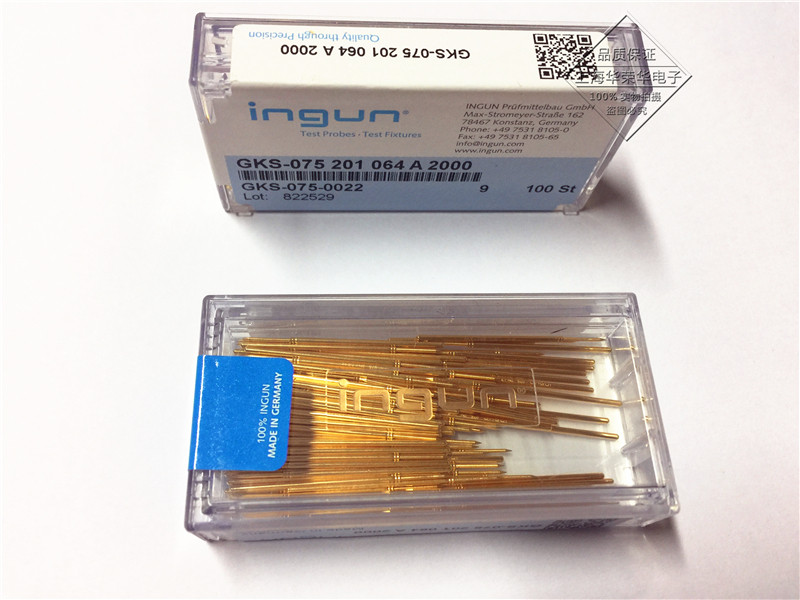 German manufacturing INGUN probe GKS-075 201064 A 2000 Ying steel 75MIL round head needle
