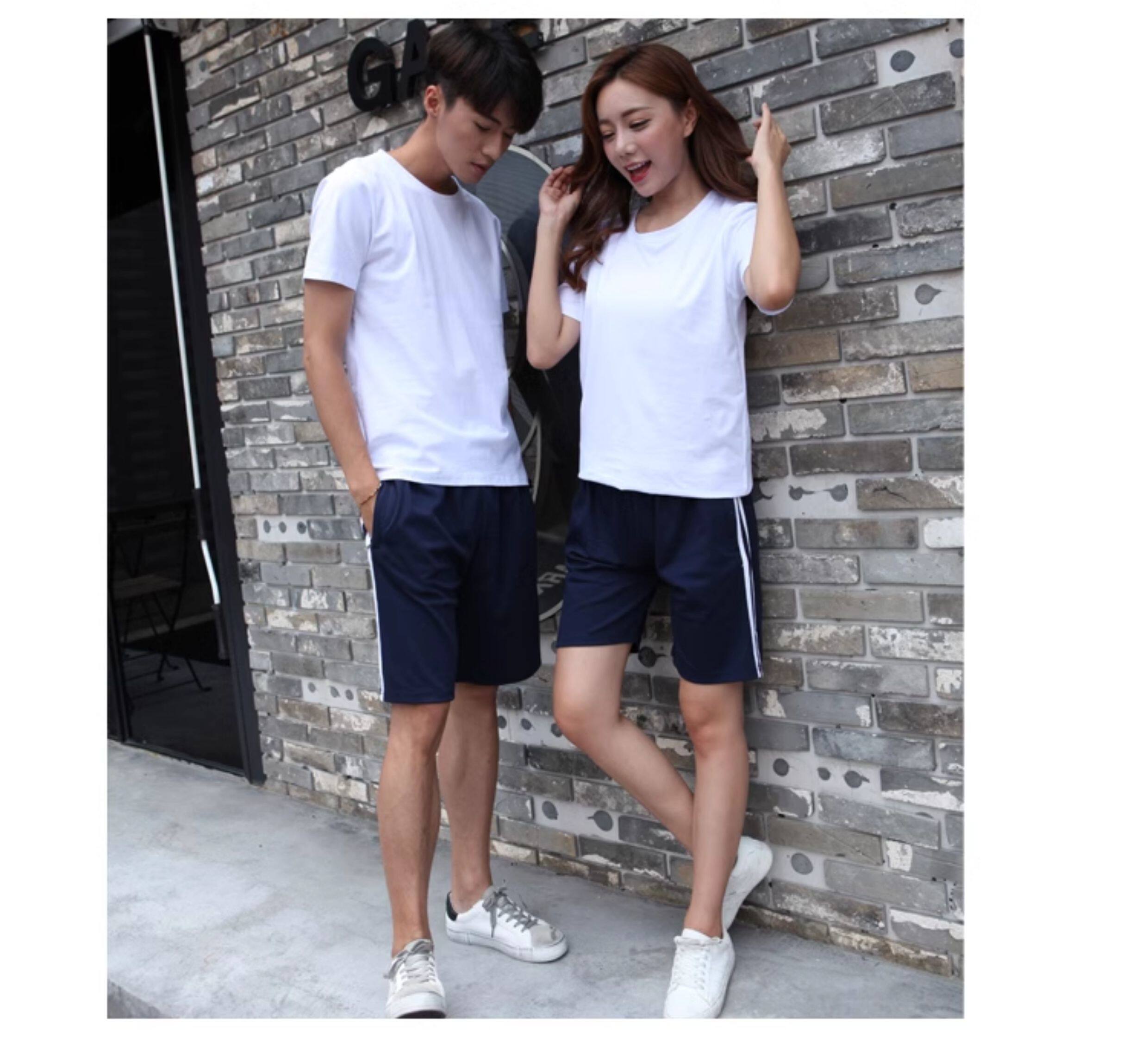 Форма, спортивный костюм для школьников и студентов, летняя одежда подходит для мужчин и женщин, шорты, хлопковые штаны 