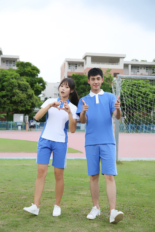 Форма, летняя летняя одежда для школьников и студентов, спортивный костюм подходит для мужчин и женщин, комплект, шорты, штаны, облегающий крой, короткий рукав 