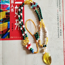 Tibet new ethnic style simple retro multi-treasure wax clavicle necklace summer cool womens spot