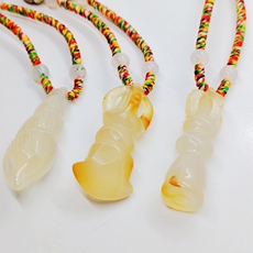 Подвеска для автомобиля 原创设计民族风天然玛瑙雕刻汽车车挂饰品平安海螺金刚铃杵挂链