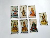 Tibetan Buddhism Bronze Gilt Buddha Statue Lotus Master Green Mother Vajra Stamp Mongolia issued