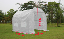 Thickened meat insulation warm room flower room balcony planting greenhouse galvanized steel pipe roof skeleton