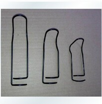 Spring button Steel wire buckle connected with the corresponding plastic steel pipe fittings (silver white or black)