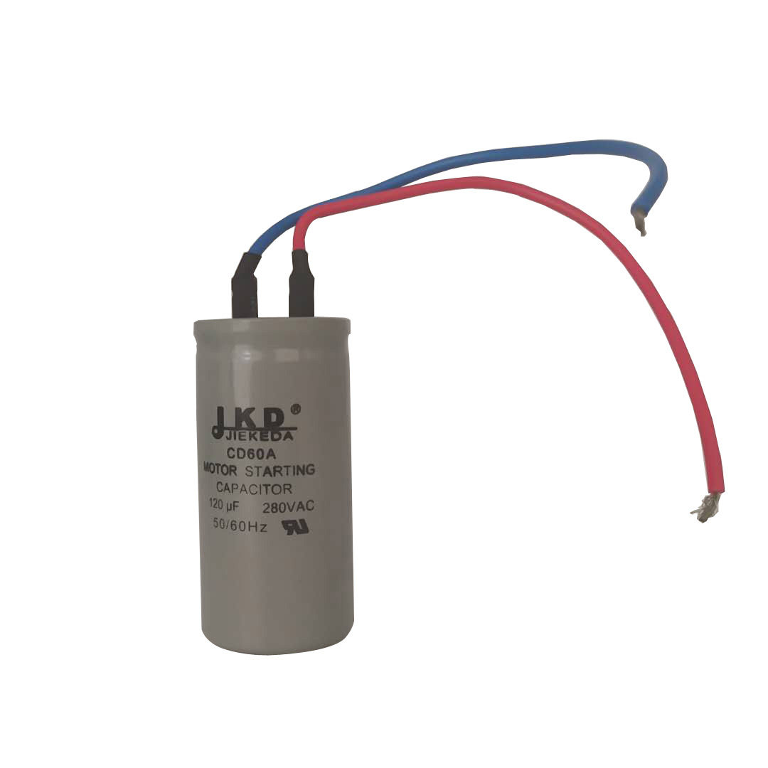 CD60 AC motor start capacitor single-phase start capacitor CD60250—280V 100-120UF JKD