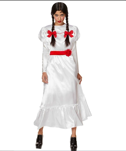 Костюмы на Хэллоуин, куклы-призраки, фильмы, куклы-призраки Аннабель, рождение невесты, одежда для косплея, злые призраки