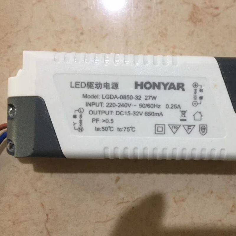Full 10 HONYAR LED living room lights 27W isolated drive DC15V to 32V850mA warranty for two years