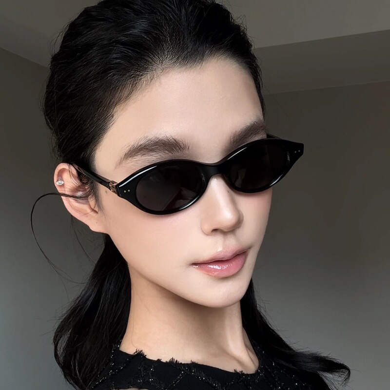 Frim Glasses Smart Cat Eye Frames Versatile Face-Slimming Ins Style Minimalist Sunshade Sunglasses Bc238