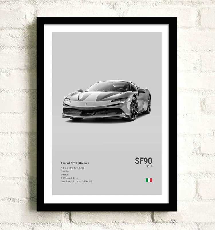 Феррари, Lamborghini, постер, Porsche