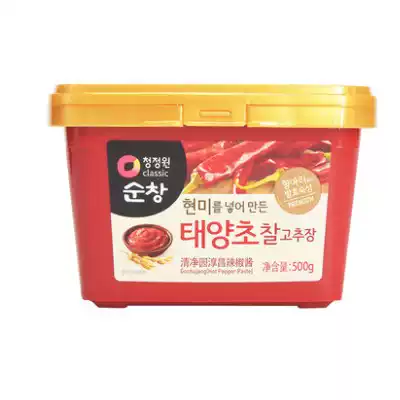 Korea Qingjingyuan Chili Sauce 500g Shunchang Sweet Chili Sauce Bibimbap fried rice cake Chunchang Barbecue Sauce