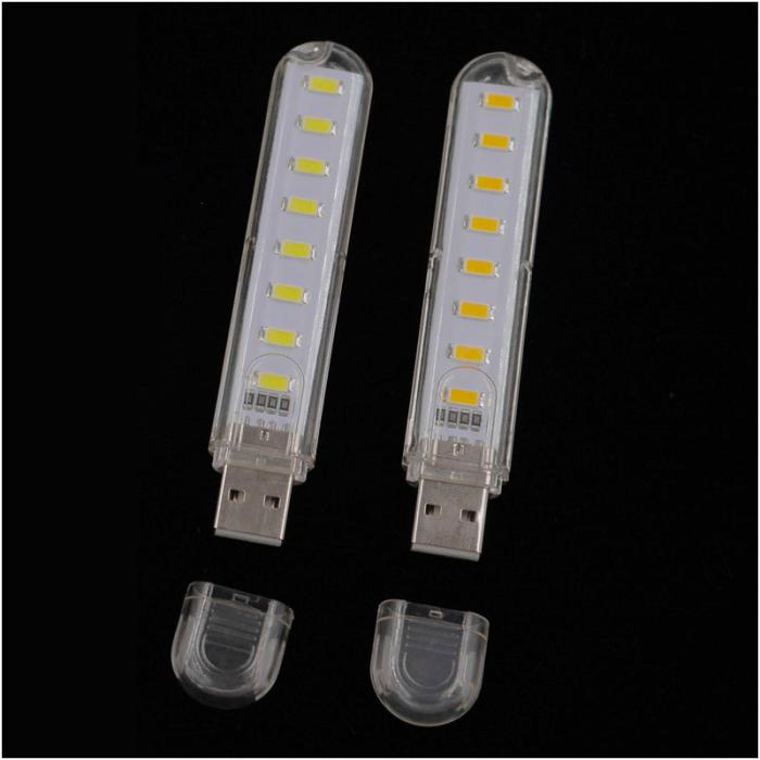 USB3LED 8LED đồ đạc đèn đọc ánh sáng đèn lồng ánh sáng ban đêm cầm tay ánh sáng trắng vàng - USB Aaccessories đèn usb xiaomi
