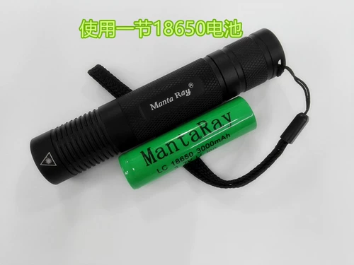Оригинальный импортный светодиодный фонарик CREE XPL V6 белого света 18650, небольшой прямой фонарик из алюминиевого сплава для походов из алюминиевого сплава