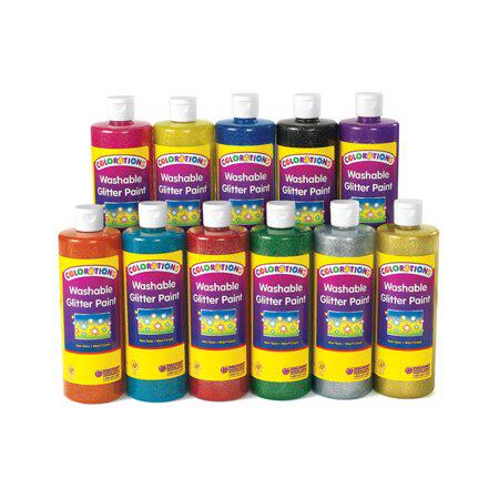 Colorations Calle pure washable sparkling sparkling paint washable glitter paints16 oz