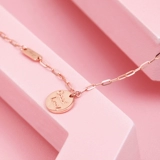 新金 Ювелирное украшение, золотой браслет на день Святого Валентина, золото 750 пробы, розовое золото, подарок на день рождения