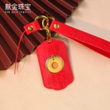 新金 Золотое ювелирное украшение, защитный амулет, золотая пряжка, оберег на день рождения, подарок на день рождения