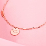 新金 Ювелирное украшение, золотой браслет на день Святого Валентина, золото 750 пробы, розовое золото, подарок на день рождения