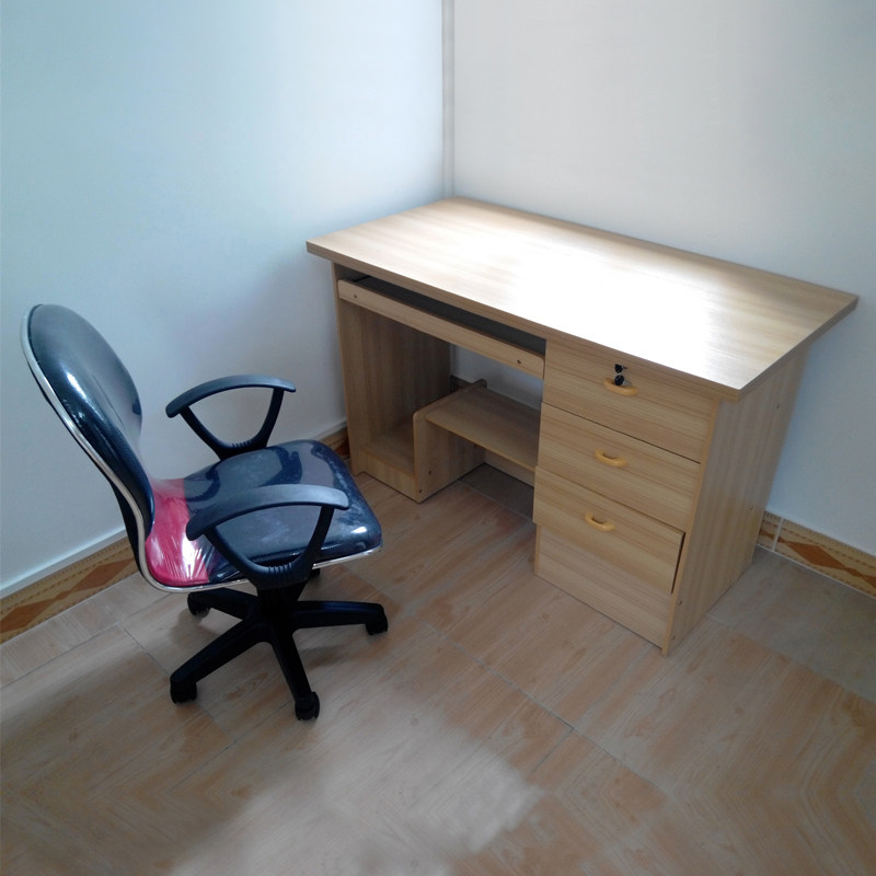 Guangzhou Foshan computer desk desk home simple office bedroom table simple desk bookshelf staff table